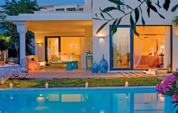 Grand Beach Villa Private Pool, Греция, Материк. Нажмите для увеличения изображения.